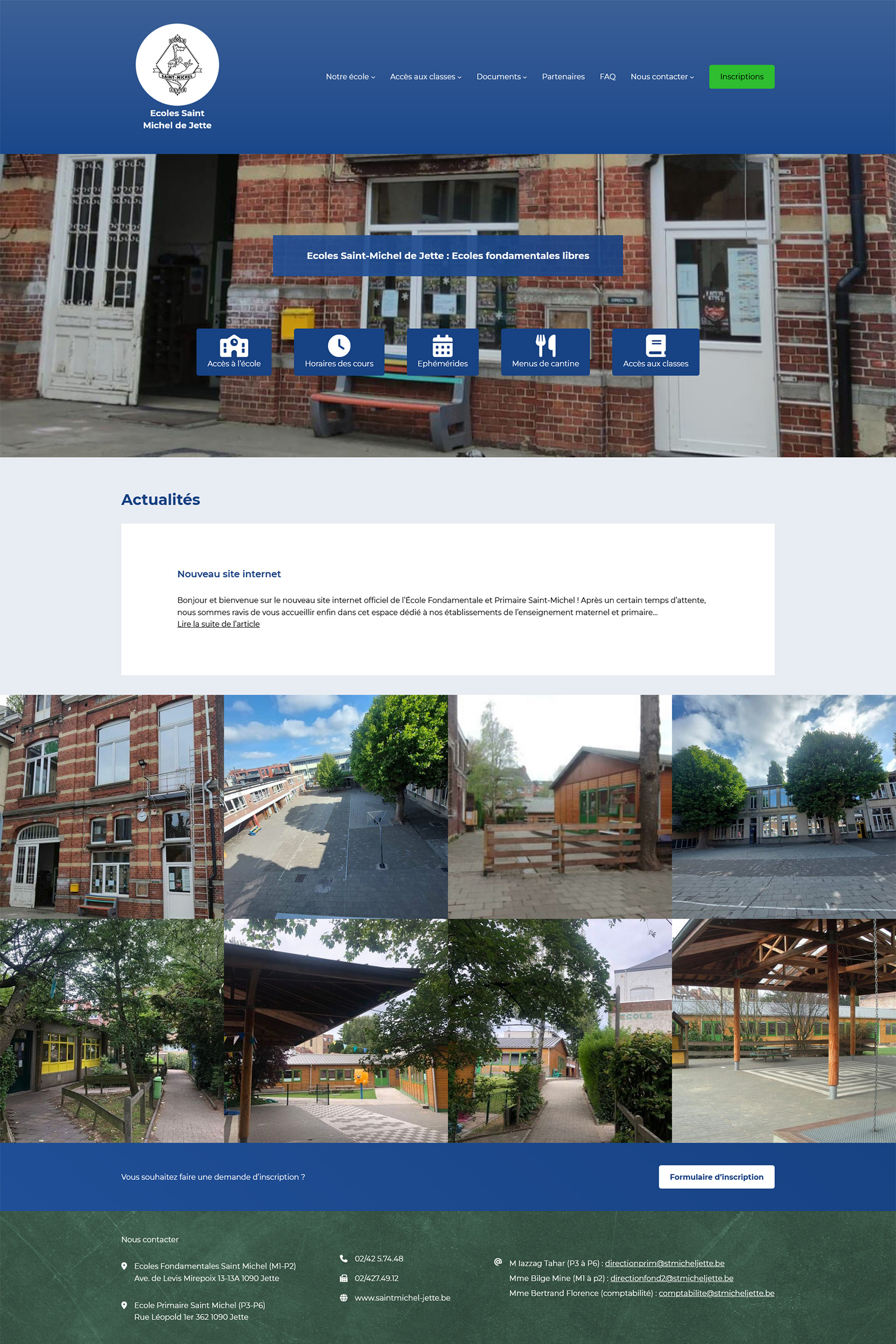 Nouveau site internet